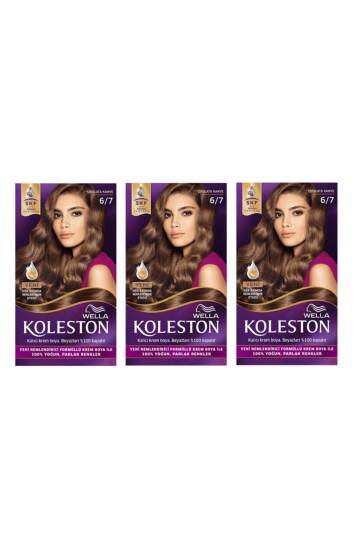 Kıt 6/7 Çikolata Kahve X 3 Adet Saç Boyası