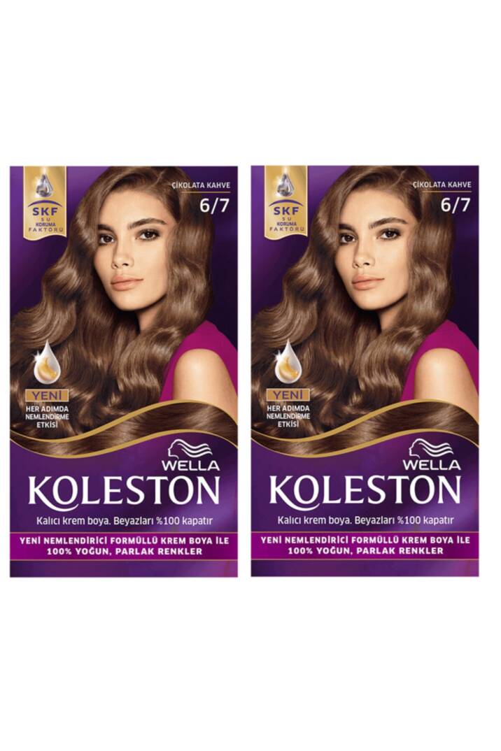 Kıt 6/7 Çikolata Kahve X 2 Adet Saç Boyası - 1