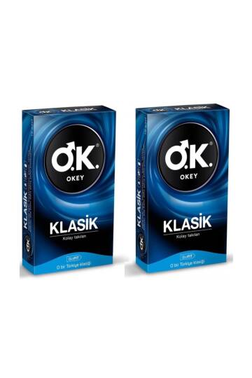 Klasik Kolay Takılan Prezervatif 10'lu 2 Paket