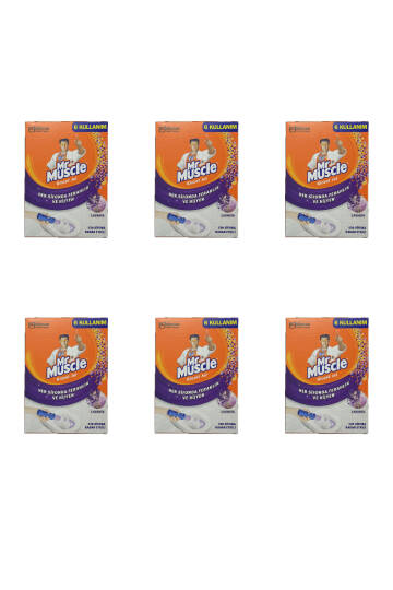 Klozet Jel Blok, Tuvalet Temizleyici, Lavanta, 36g Yeni Ambalaj 6 Paket