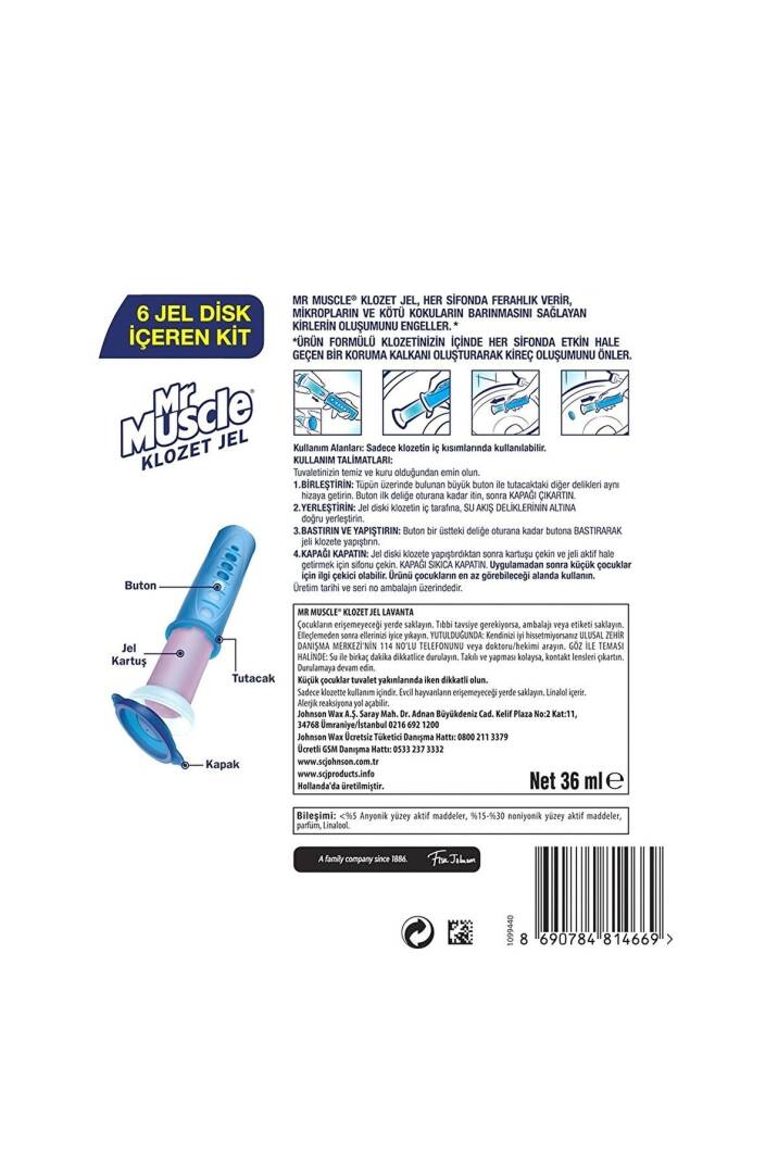 Klozet Jel Lavanta 36g X 4 Adet - 3