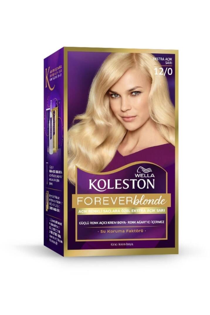 Koleston Kit Forever Blonde Saç Boyası 12/0 Ekstra Açık Sarı - 1