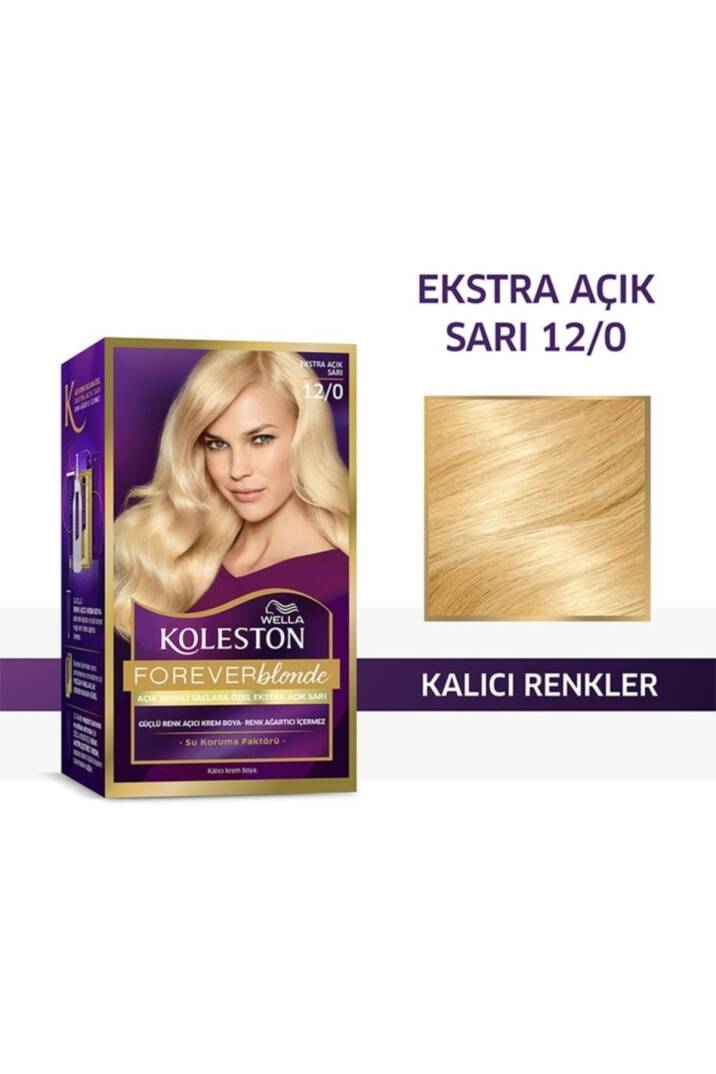Koleston Kit Forever Blonde Saç Boyası 12/0 Ekstra Açık Sarı - 2