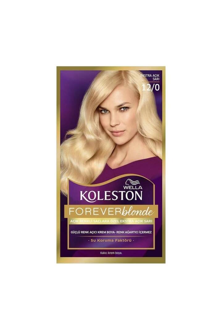Koleston Kit Saç Boyası 12/0 Ekstra Açık Sarı - 1