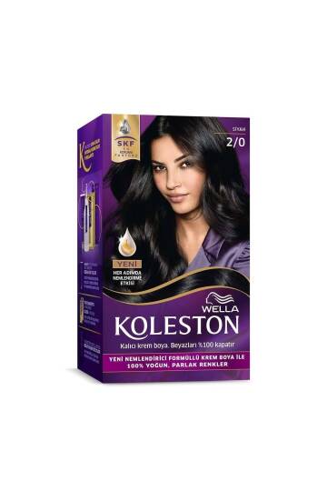 Koleston Kit Saç Boyası 2/0 Siyah - 2