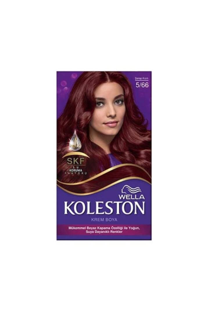 Koleston Kit Saç Boyası 5 66 Şarap Kızılı - 1