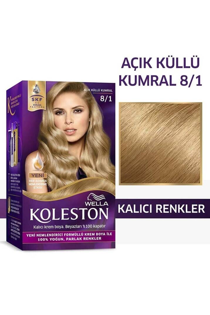 Koleston Kit Saç Boyası 8/1 Açık Küllü Kumral - 2