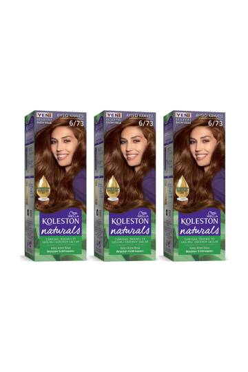 Koleston Naturals Saç Boyası 6/73 Ayışığı Kahve 3 Adet