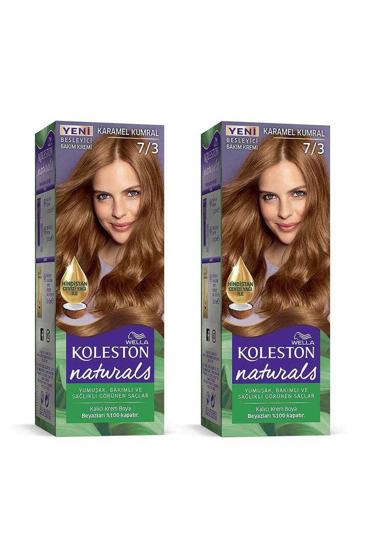 Koleston Naturals Saç Boyası 7/3 Karamel Kumral X 2 Adet - 2