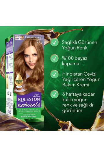 Koleston Naturals Saç Boyası 7/3 Karamel Kumral X 2 Adet - 7