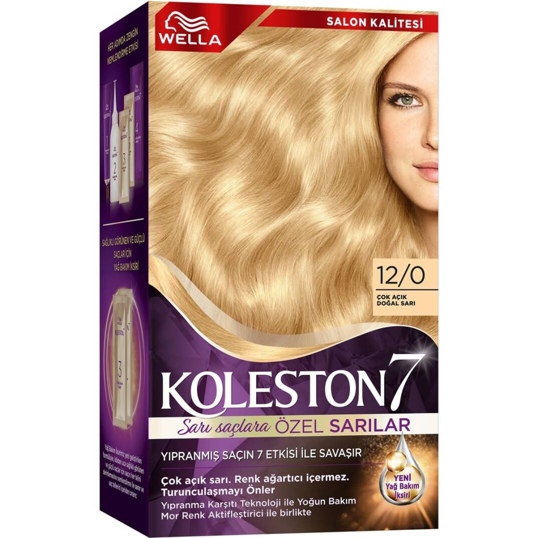 KOLESTON SET 12/0 ÇOK AÇIK DOĞAL SARI - 3