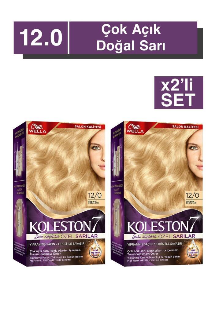 Koleston Supreme Kit 12/0 Çok Açık Doğal Sarı *18 X2'li Set - 1