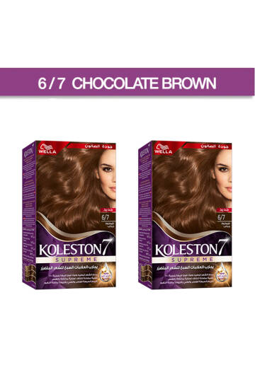 Koleston Supreme KIT 6/7 - ÇİKOLATA KAHVERENGİ2'li paket