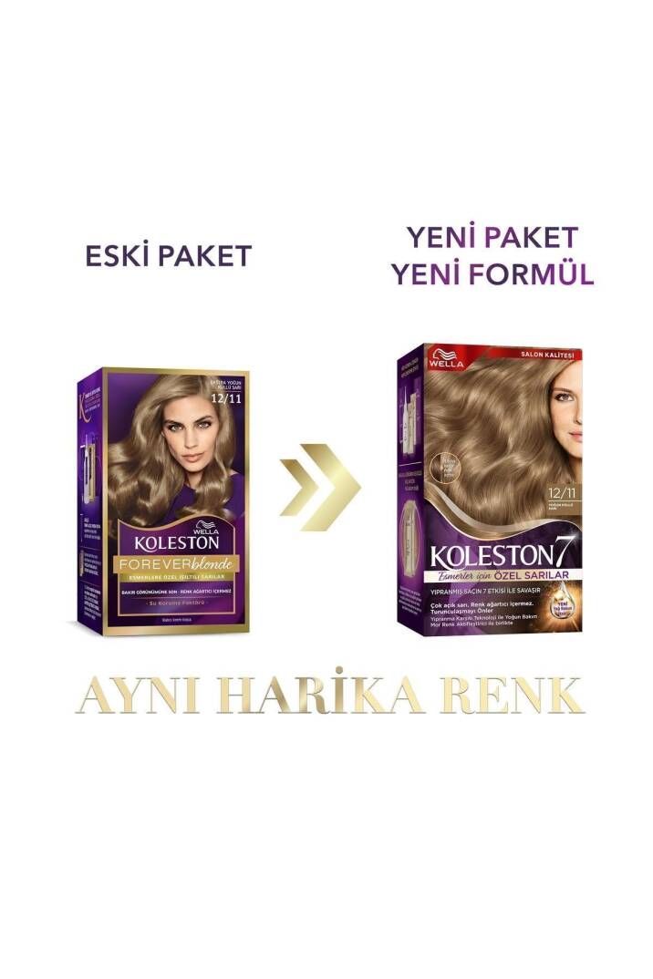 Koleston Supreme Kit Saç Boyası 12/11 Yoğun Küllü Sarı - 2
