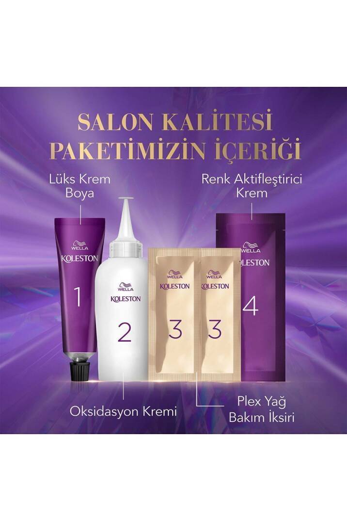 Koleston Supreme Kit Saç Boyası 12/11 Yoğun Küllü Sarı - 5
