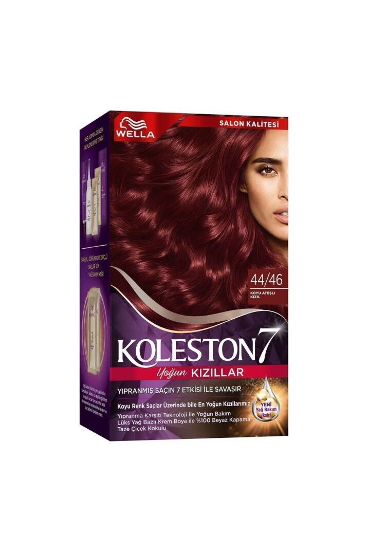 Koleston Supreme Kit Saç Boyası 44/46 Koyu Ateşli Kızıl - 3