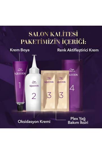 Koleston Supreme Kit Saç Boyası 44/46 Koyu Ateşli Kızıl - 6