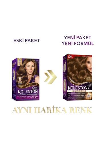 Koleston Supreme Kit Saç Boyası 6/3 Altın Kumral - 2
