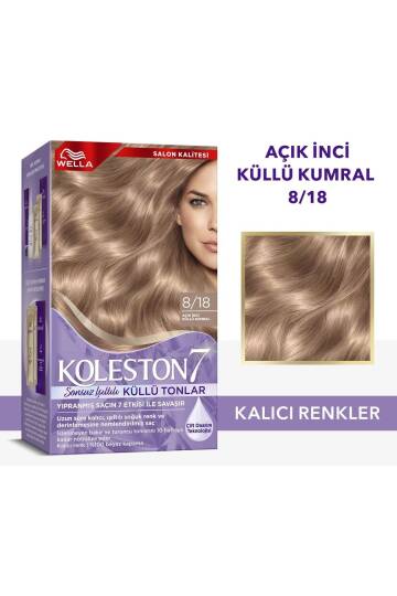 Koleston Supreme Sonsuz Işıltılı Küllü Tonlar Saç Boyası 8/18 Açık Inci Küllü Kumral