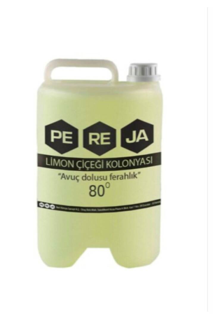 Limon Çiçeği Kolonyası 5 L Plastik Ambalaj+huni - 1