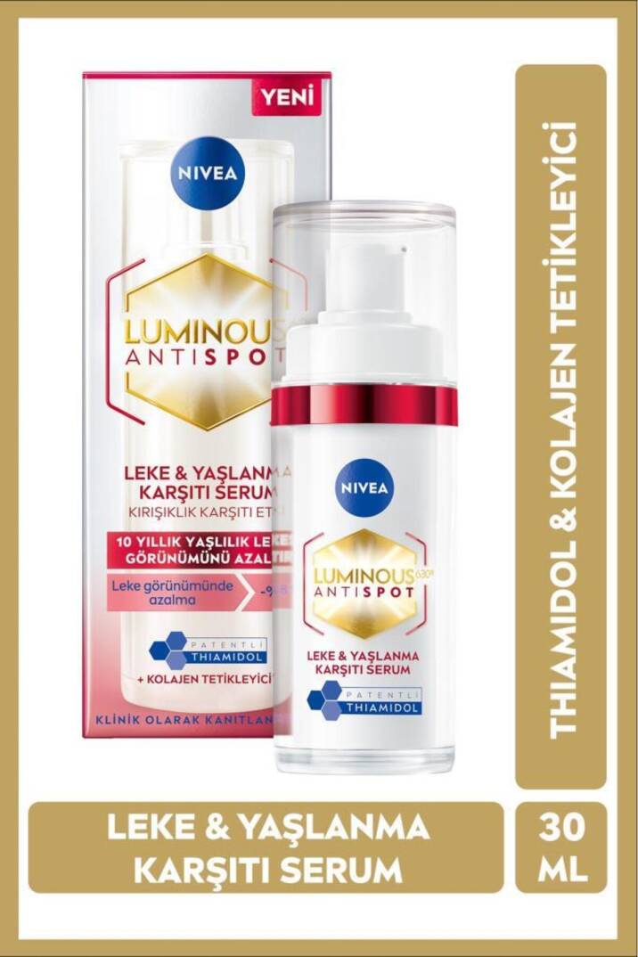 Luminous630 Leke Ve Yaşlanma Karşıtı Serum 30ml, Kolajen Tetikleyici, Hyaluronik Asit, Sıkılaştırıcı - 1