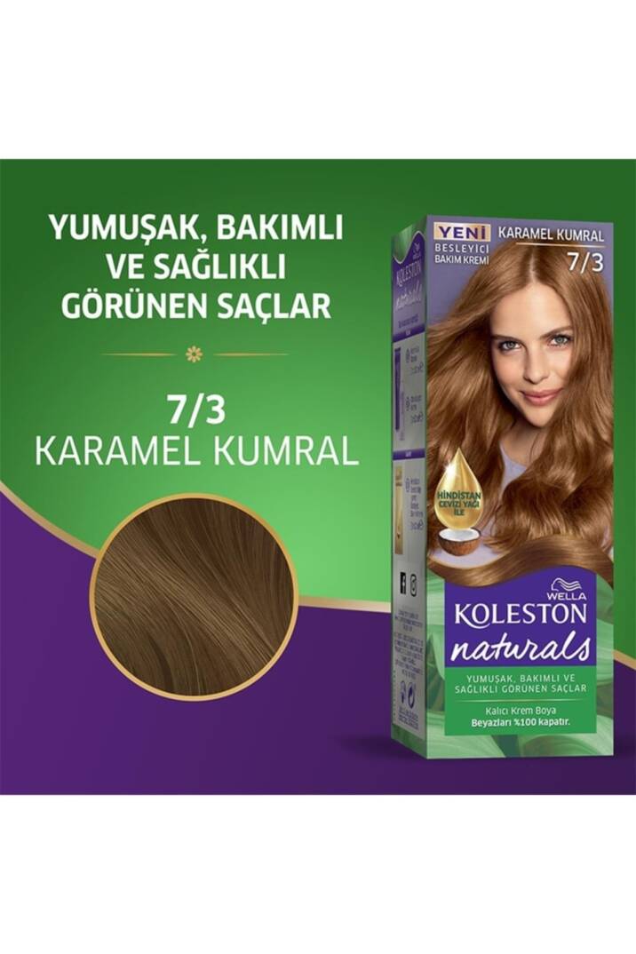 Marka: Koleston Naturals Saç Boyası 7/3 Karamel Kumral Kategori: Saç Boyası - 2