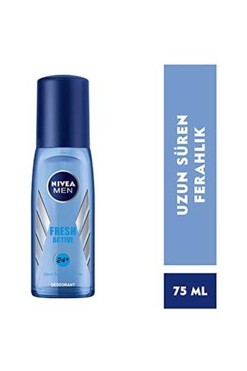 Men Erkek Pump Sprey Deodorant Fresh Active Ter Ve Ter Kokusuna Karşı 48 Saat Deodorant - 3