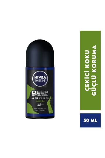 Men Roll On Deep Dımensıon Aktif Karbon Amazonıa 48sa Etkili Koruma 50ml