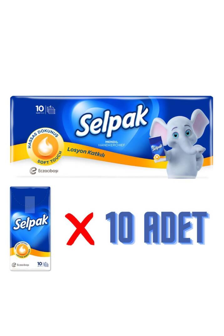 Mendil 10 Lu Paket - Losyonlu - 1