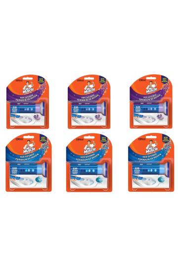 Mr Muscle Klozet Jel 6 Jel Içeren Disk 36 Ml Lavanta 3 Adet + Marıne 3 Adet
