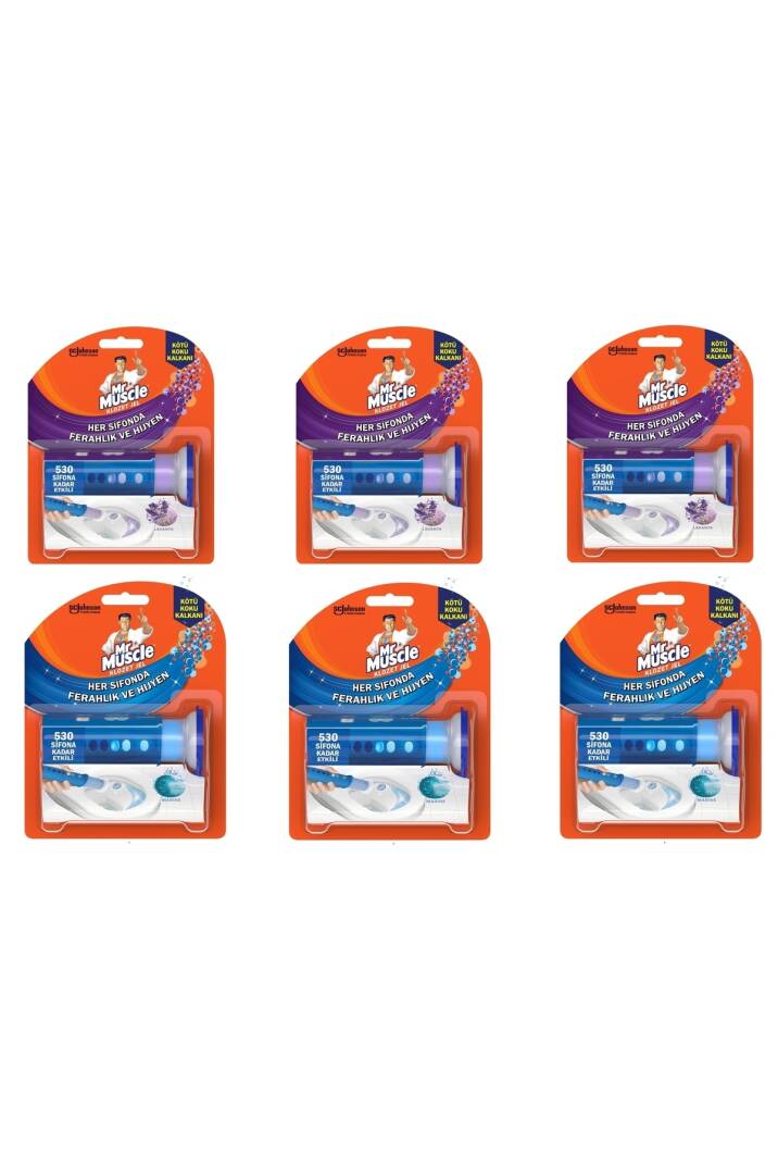 Mr Muscle Klozet Jel 6 Jel Içeren Disk 36 Ml Lavanta 3 Adet + Marıne 3 Adet - 1