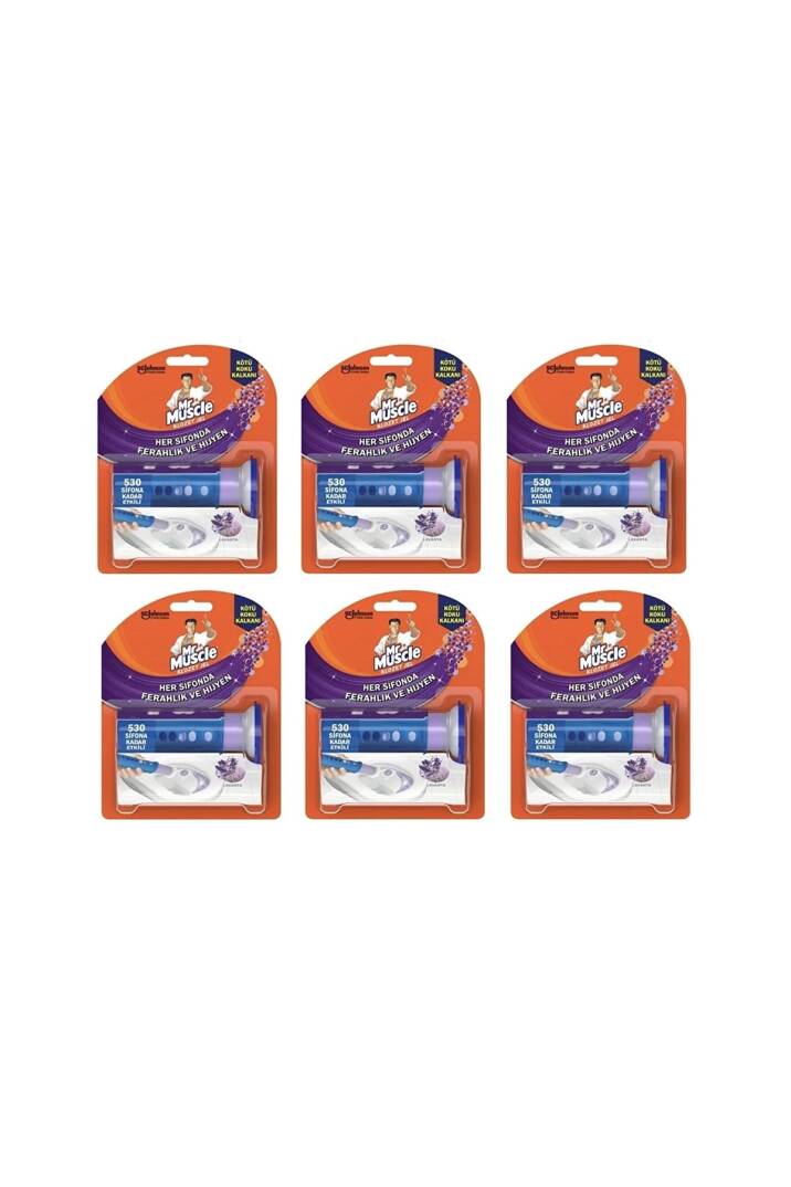 Mr Muscle Klozet Jel Lavanta 6 Jel Içeren Disk 36 Ml X 6 Adet - 1