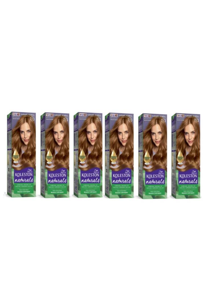 Naturals Boya 7/3 Karamel Kumral 6 Lı Paket - 1