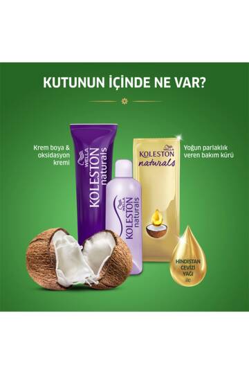 Naturals Saç Boyası 6/73 Ayışığı Kahvesi - 3