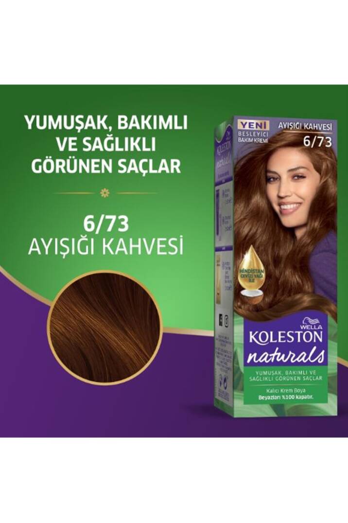 Naturals Saç Boyası Ayışığı Kahvesi 6/73 2x Paket - 4