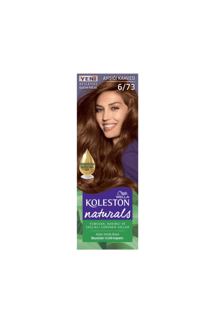 Naturals Saç Boyası No: 6/73 Ayışığı Kahvesi - 1