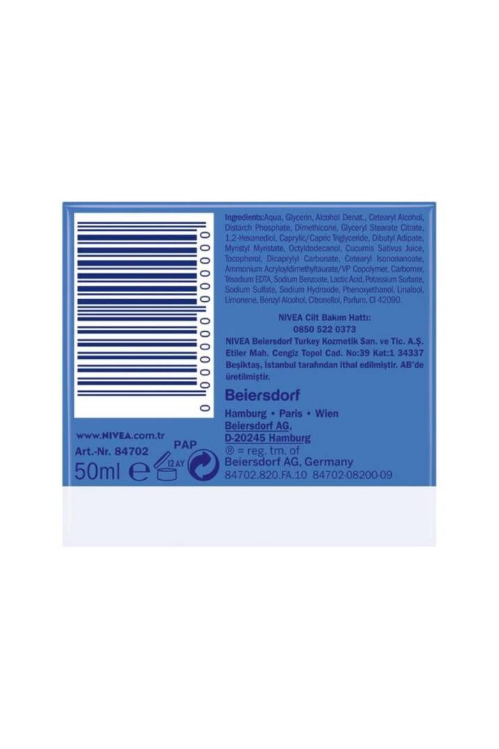 Nemlendirici, Salatalık Özü, Dolgun Cilt Aqua Sensation Canlandırıcı 50ml,S.SAKLI GG237 - 3