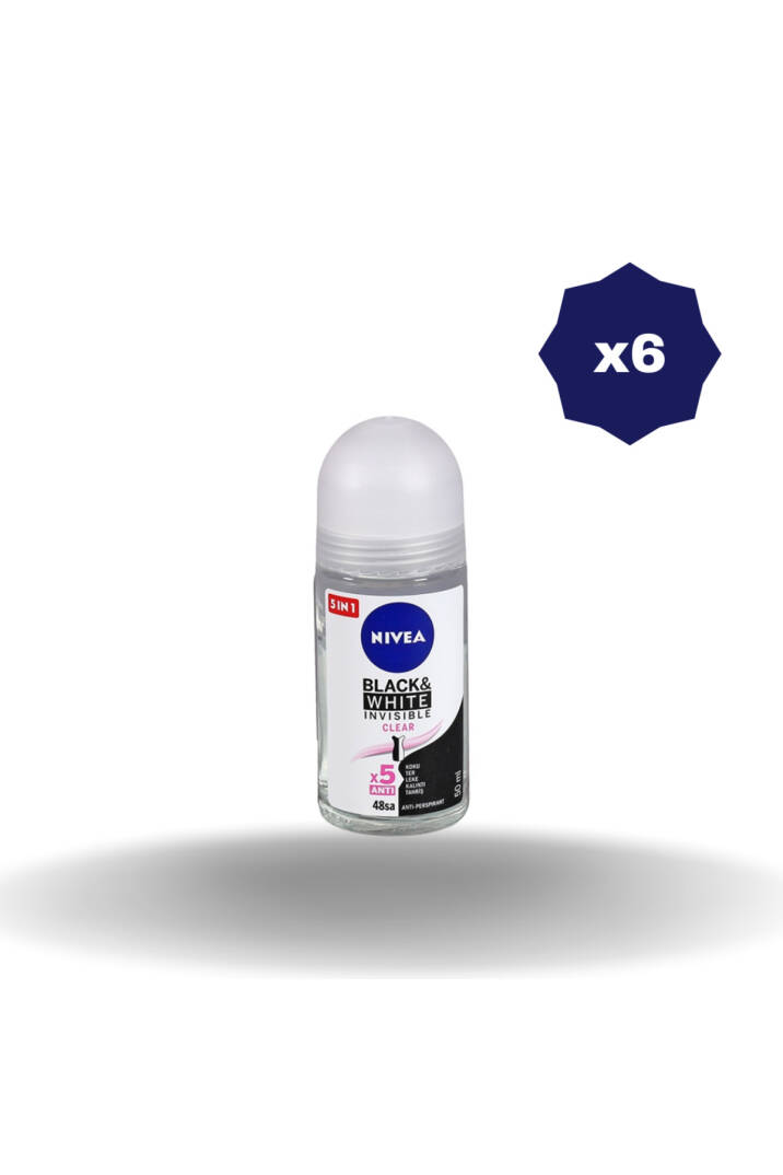 NİVEA CLEAR  ROLL-ON 50 ML X 6 ADET - 1