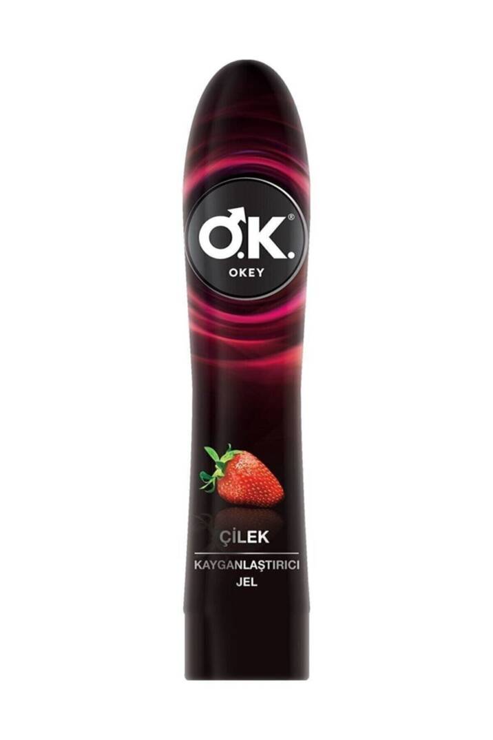 Okey Kayganlaştırıcı Jel Çilek 100 ml Gizli Gönderim Sağlıkcı Marketim - 1