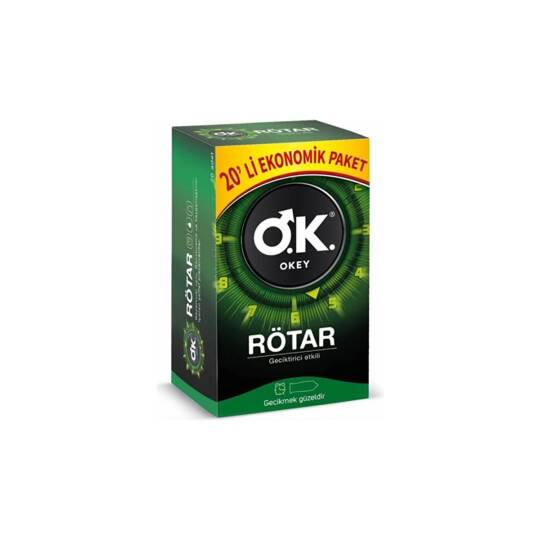 Okey Okey rötar Ekonomik 20'li Prezervatif
