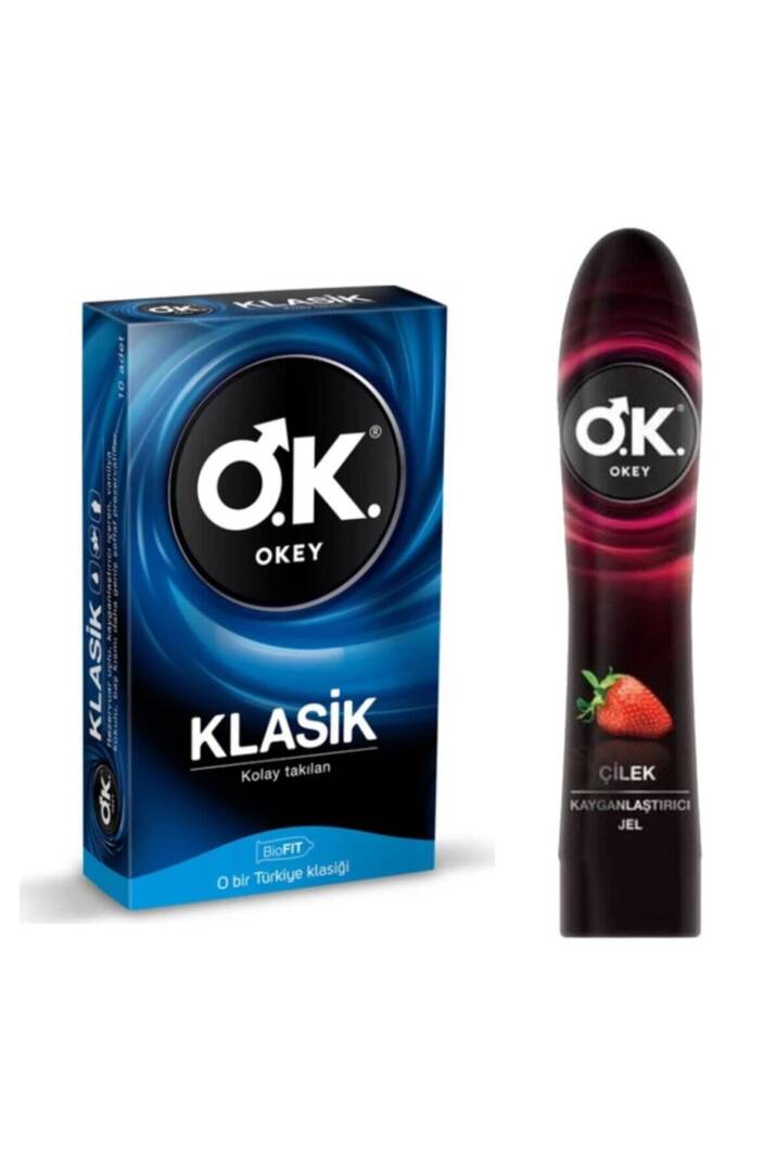 Okey Prezervatif Ve Kayganlaştırıcı Set - 1