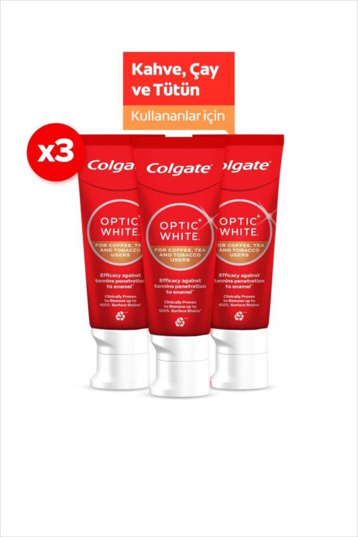 Optıc Whıte Kahve, Çay Ve Tütün Kullananlar İçin Diş Macunu 50Ml X3 Adet - 2