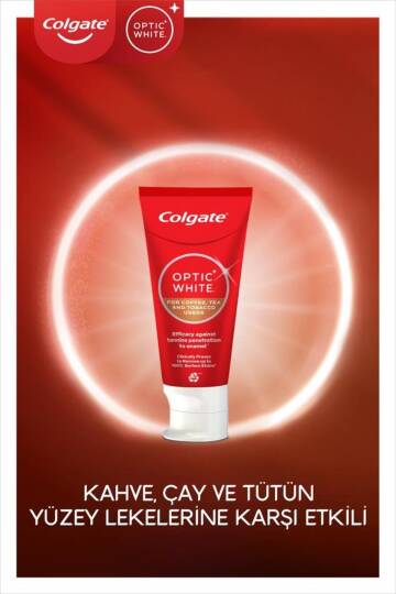 Optıc Whıte Kahve, Çay Ve Tütün Kullananlar İçin Diş Macunu 50Ml X3 Adet - 5