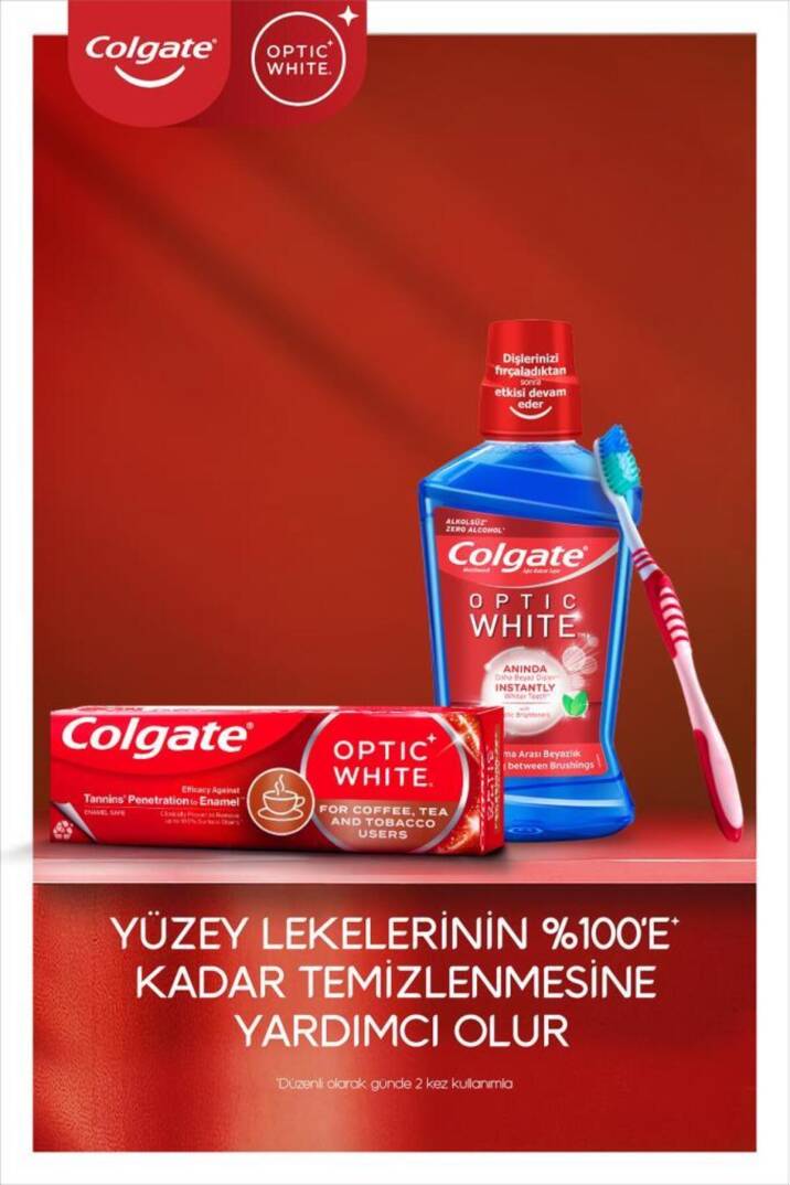 Optıc Whıte Kahve, Çay Ve Tütün Kullananlar İçin Diş Macunu 50Ml X3 Adet - 7