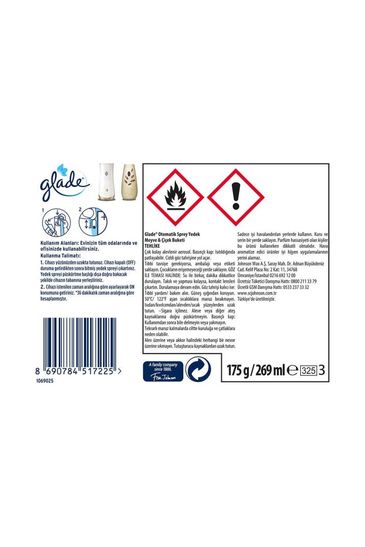 Otomatik Sprey Yedek Meyve ve Çiçek Buketi 269 ml 1 Yedek - 2