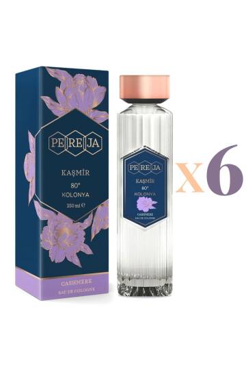 Parfümlü Kolonya Kaşmir 250ml 6lı Set