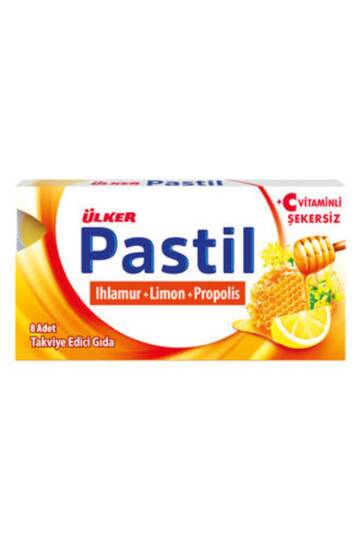 Pastil Ihlamur Limon Propolis 8 Adet 22.4 G