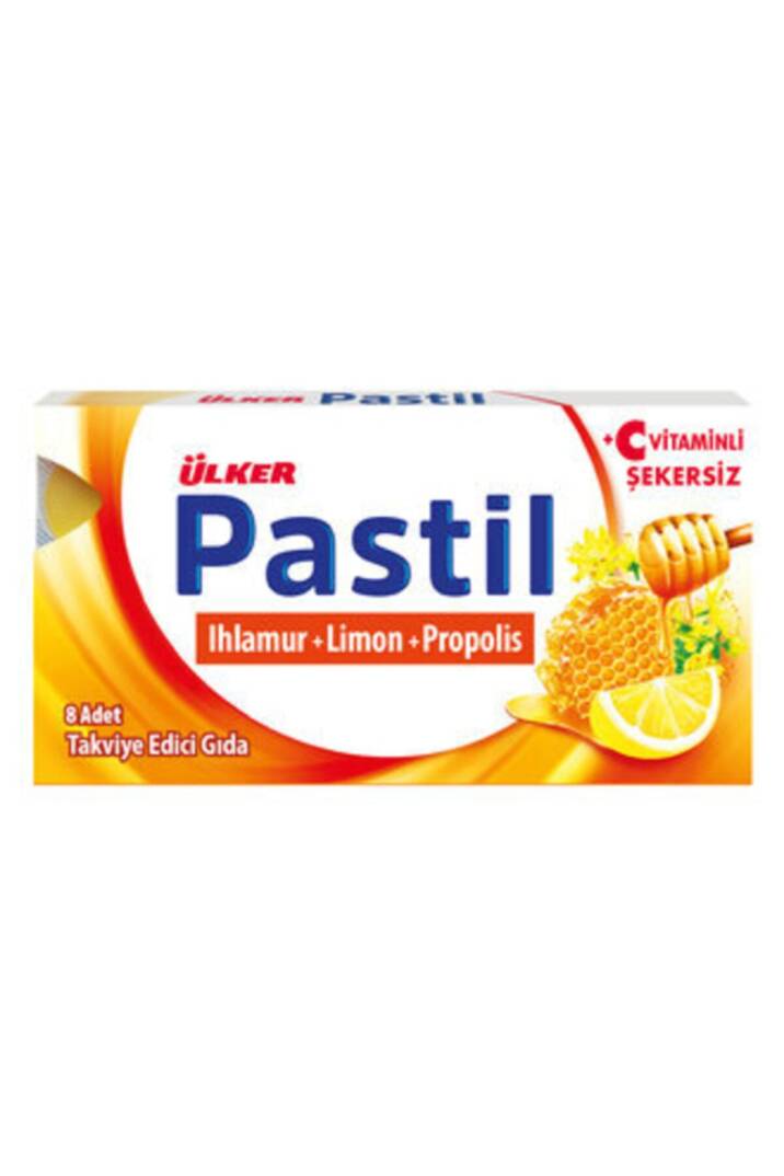 Pastil Ihlamur Limon Propolis 8 Adet 22.4 G - 1