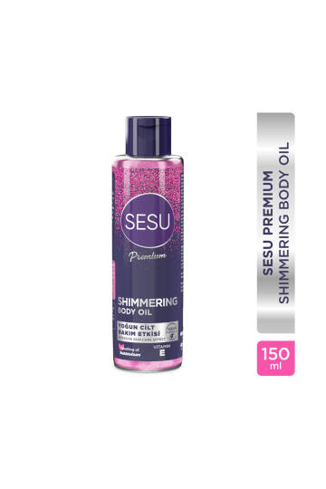 Premium Simli Vücut Yağı 150 Ml