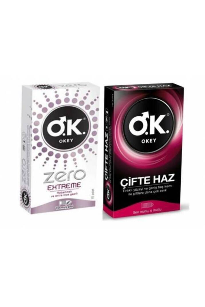 Prezervatif Zero Extreme 10 Lu + Çifte Haz 10 Lu - 1